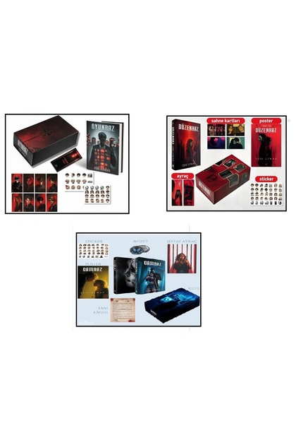 Oyunbaz # Düzenbaz # Cambaz (KUTULU) Set 3 Kutu / Işıl Limae