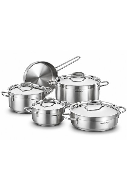 Alfa Stainless Steel Cookware Set. 9 Pieces. / A1660