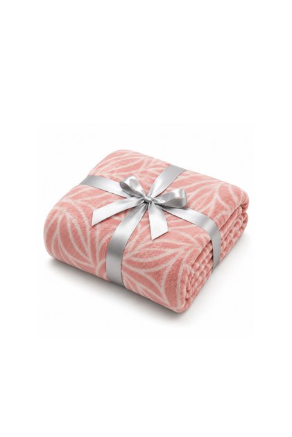 Geometric Print Flannel Blanket – Double (200x220 cm) – Soft & Cozy