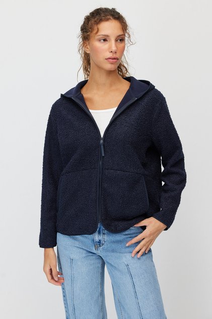 Women's Hooded Plush Fleece Sweatshirt