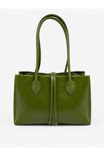 Elena Model Zipper Shoulder Bag