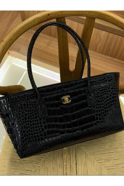 Large Chanel Bags - Black.