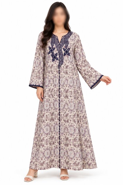 Embroidered Kuvaiyya Jalabiya | Elaa