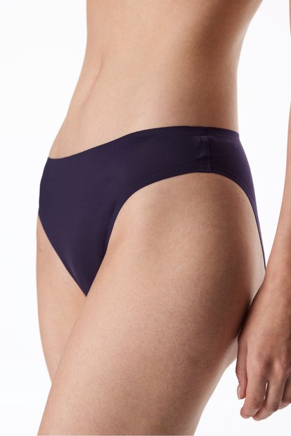 İz Bırakmaz Bordo Invisible Shiny Slip Külot