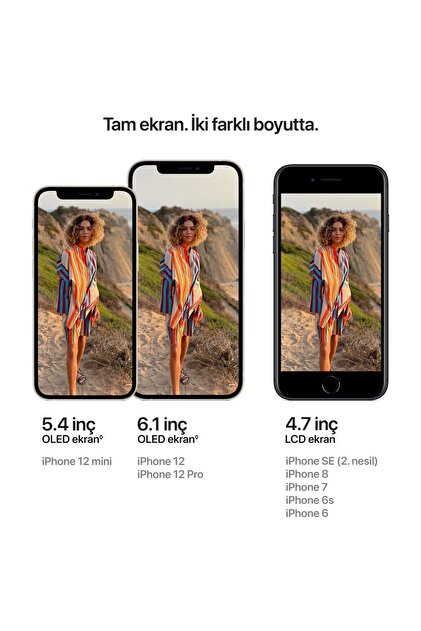 Apple iPhone 12 64 GB Yeşil Cep Telefonu Aksesuarsız Kutu (Apple