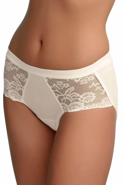 Women's 95% Cotton High Waist Lace Panties