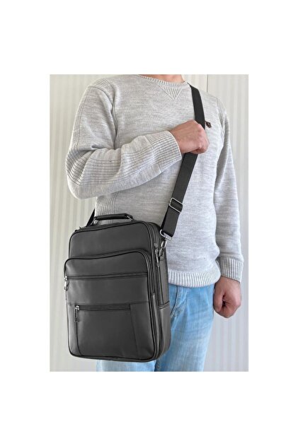 abnturk Hakiki Kuzu Deri Battal Boy Çelik Kasalı Dikey Erkek