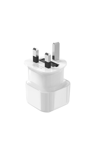 1pc white 1/2pcs UK Travel Adapter, EU To UK Plug Adapter wall charge British Travel plug UK Power C