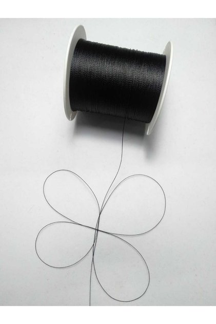480 Meters Sand Bead String Miyuki String Bead String Black Color