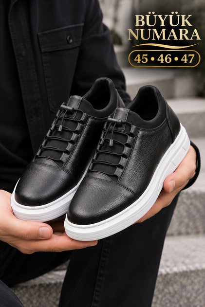 Men's Large Size Leather Shoes 45-46-47
