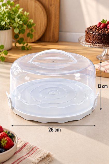 Cake Cake Storage Container - Cake Jar - Locked Pyrex Carrying Container