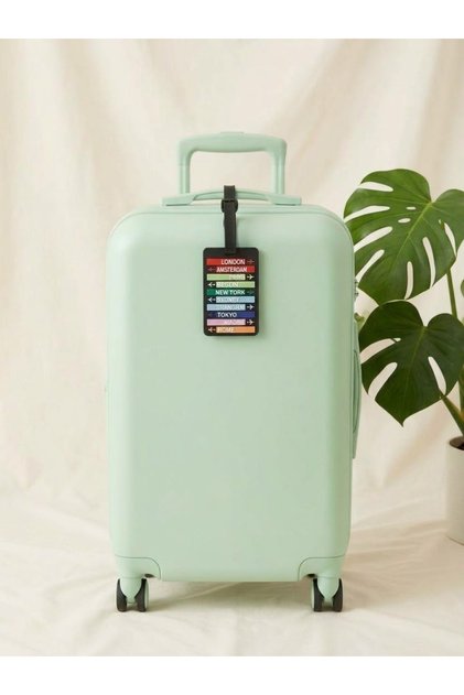 Luggage Tag—Colorful Silicone Luggage Tag with Nameplate—Baggage Tag