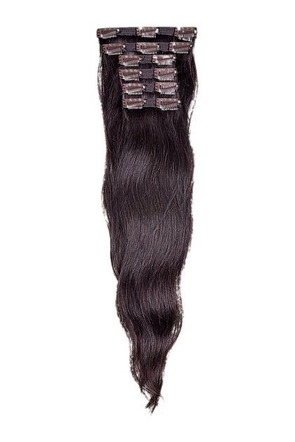 Birinci Kalite Doğal 60 Cm 6 Parça Çıt Çıt (100 Gr) %100 Gerçek Insan Saçı