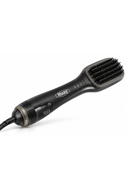 Professional Thermal Hair Styling Brush Portable 2 in 1 Hot Comb Hair Straightener Curling and Straightening Hair Styler