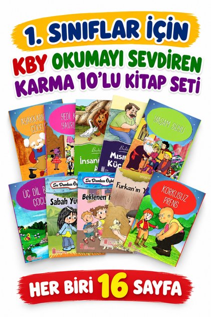 Set of 10 Mixed Story Books That Will Make You Love Reading Books for First Graders.