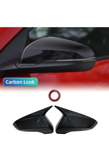 Carbon Look For Hyundai Veloster N JS 2023 2022 2021 2020 2019 MK2 exterior rearview mirror performa
