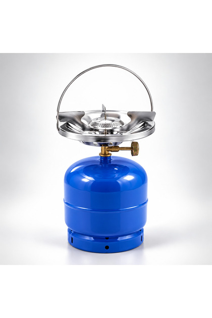 Davur Italian Gas Blue Color Tent Stove - 7 Lbs.