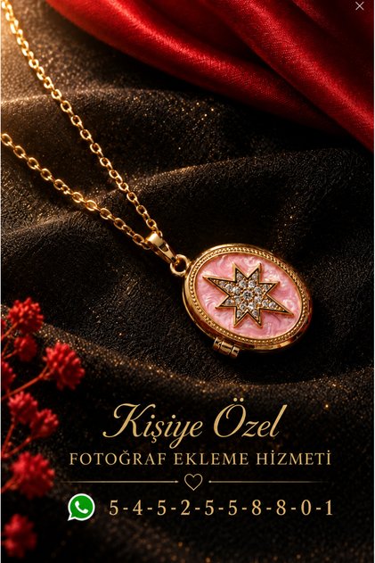 fotoğraflı kolye kişiselleştirilmiş kolye resim eklenir