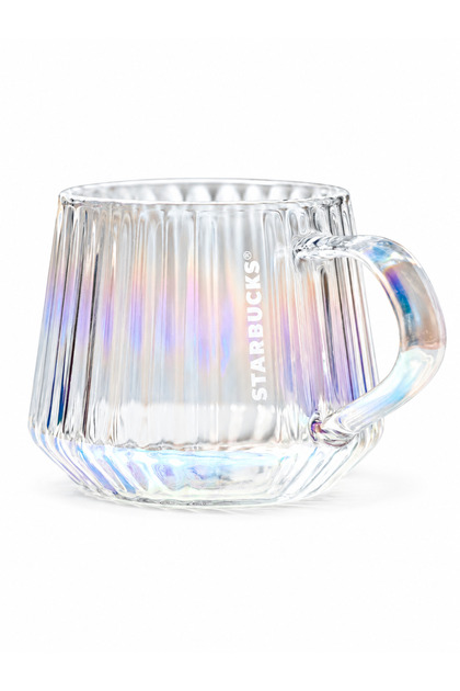 Glass Mug Mug Reflects Color in Light - 325ml