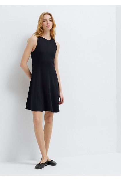 Black Interlock Dress 1310901-900