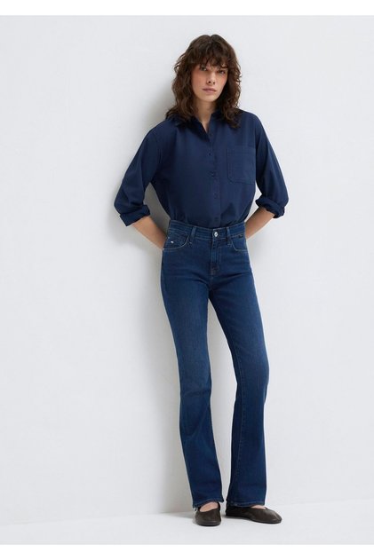 Molly Gold Klasik Koyu Jean Pantolon 1013684068