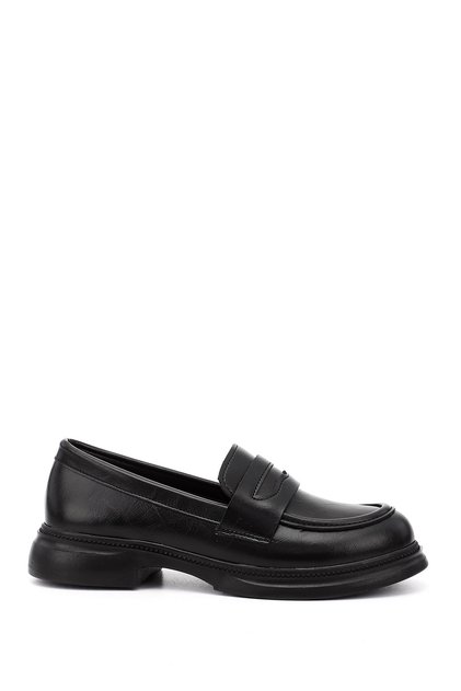 Women's Black Loafer Shoes