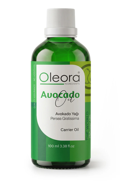 Avocado Oil, Pure, Fixed Oil, (Avocado Oil) Carrier Oil, Pure 100 ml