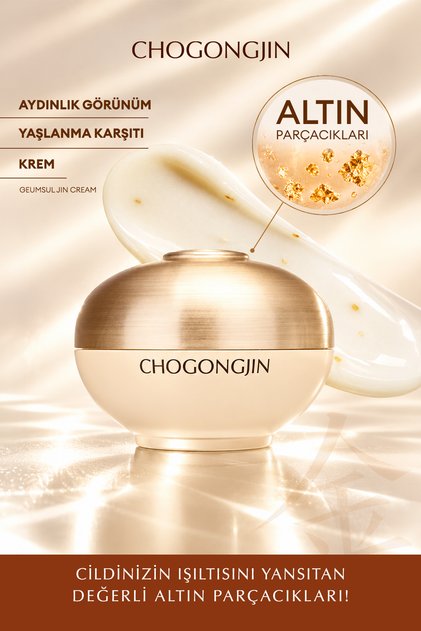 CHOGONGJIN Geumsul Jin Cream: Nourishes the Skin, Promotes a Radiant Complexion, and Combats Signs of Aging