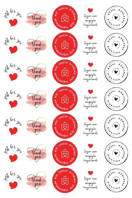 700 Special Stickers for Packaging, Mixed