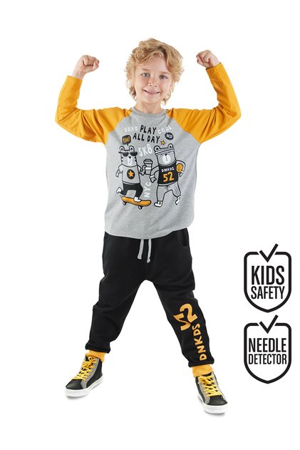 Play Allday Boy's T-Shirt Sweatpants Set