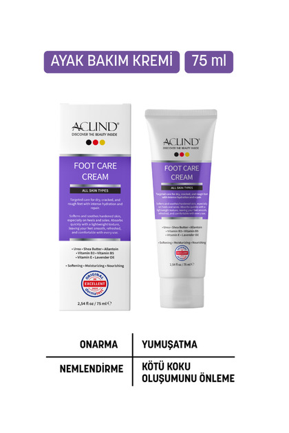Foot Care Cream with Vitamin E 75 ml |   Foot Care Cream - Prevents Callus Formation