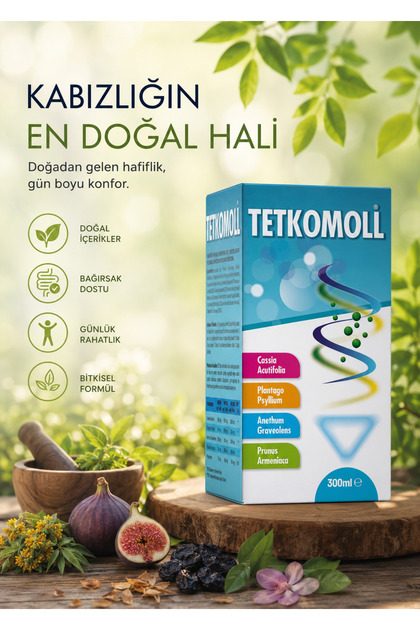 TETKOMOLL DOĞAL ŞRUBU LAKSATİF