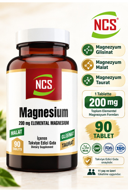 Magnesium Magnesium Malt Glycinate Taurate 90 Tablets