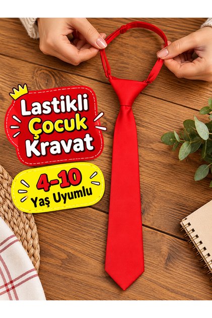 Children's Tie+Rubber Band+Unisex - Suitable for Ages 4-10