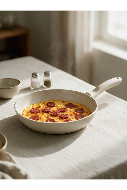 Lisbon Ceramic 26X05 cm Fulya Pan Without Lid - Different