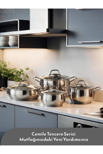 Cemile 8-Piece Cookware Set (16182224Krn.)