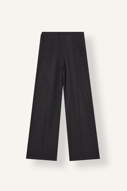 Wide Leg Straight-Leg Sweatpants with Seam Detail I9790AX26WN
