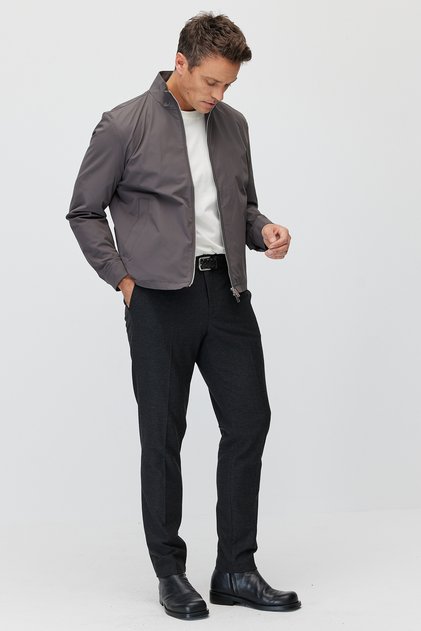 Men's Regular Classic Fabric Trousers