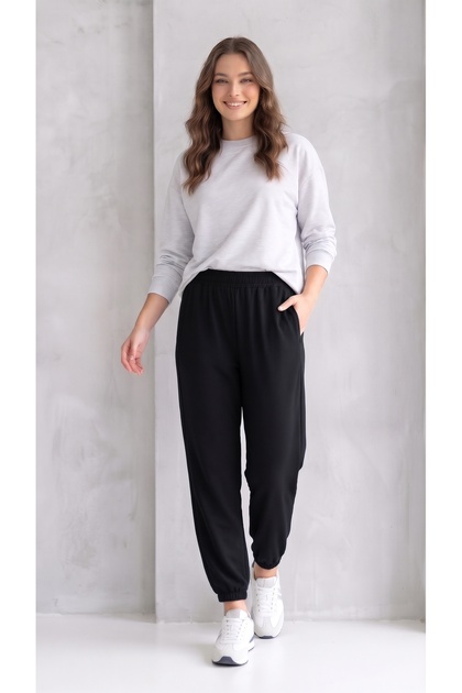 High-Quality Modal Viscose Fabric Jogger Pants with Pockets