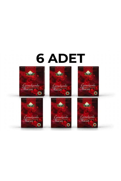 Bitkisel karışımlı kuvvetlendirici ve güçlendirici atom mesir macun 6 adet 240gr