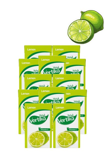 12 Pieces Lemon Vitamin C 6 Envelopes