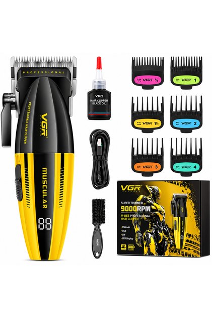 V-285 Fresh Fead Cordless Hair Trimmer and Clipper with Led Display (9000 Rpm)