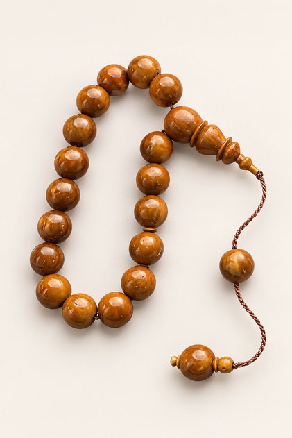 14x14 mm "Turns Black with Use" Mascot Kuka Prayer Beads