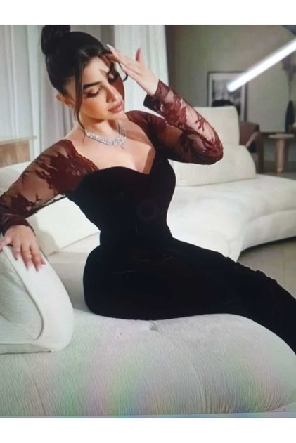 : Royal Velvet Evening Dress 🤎
