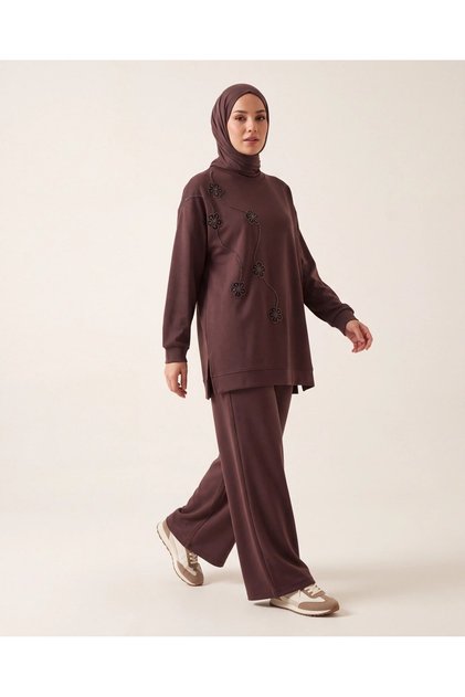 Stone-Embellished Soft Textured Flexible Premium Suit
