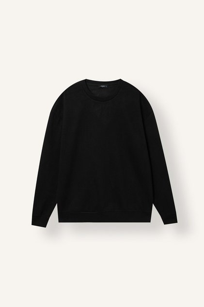 Boxy Fit Crew Neck Basic Sweatshirt H9869Ax26Wn