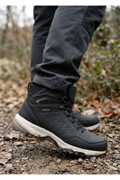 Winter Waterproof Comfortable Outdoor Shoes, Black