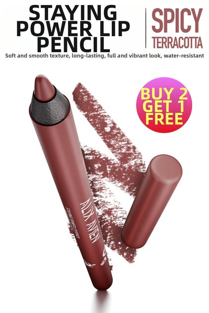 Staying Power Lip Pencil 54 Spicy Terracotta - Waterproof, Soft Lip and Long-Lasting