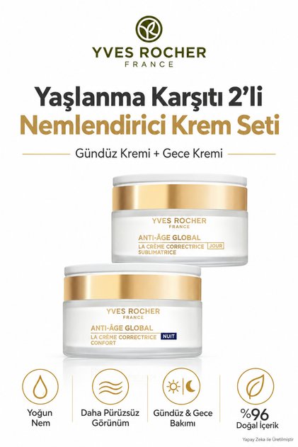 Daily Moisturizing Anti-Aging Set - Day and Night Creams