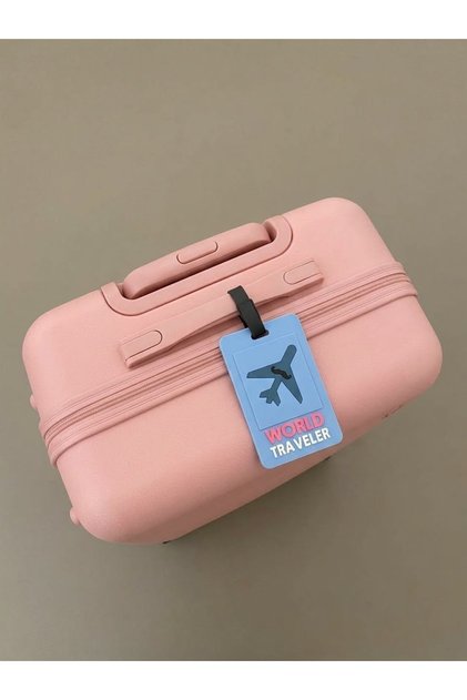 Luggage Tag—Colorful Silicone Luggage Tag with Nameplate—Baggage Tag